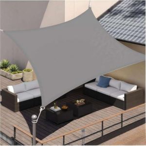 008,3X5m,BESTXH Voile D'Ombrage ImperméAble, Toile Rectangulaire pour ExtéRieur, Toile De Pergola avec Anneaux en D Et Corde, Auvent De Tonnelle De Jardin, RéSistance Aux UV à 95% (DREAM TRAVELER, neuf)