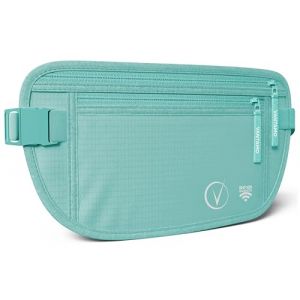 Vantamo Sac Banane Femme Ultra Fin avec Protection RFID, Antivol Banane Homme avec Sangle R&eacute;glable, Ceinture Course &agrave; Pied L&eacute;g&egrave;re pour Voyage et Sport, Pochette Secr&egrave;te pour Telephone et Passeport (Vantamo UK, neuf)