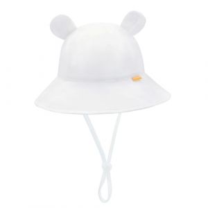 SEYUFN Bebe Garcon Chapeau Soleil Ajustable Naissance Bonnet UV Enfant Casquette Fille Oreille d'ours Chapeaux (FR/ES, Âge, 2 Ans, 4 Ans, Blanc) (JDSEU, neuf)