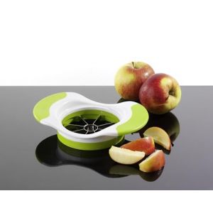 Stone&Stone Coupe Pomme Inox Professionnel avec 8 Lames Acier Inoxydable | Éplucheur de Pomme avec Levier Anti Trognon | Design Ergonomique ABS Sans BPA | Trancheuse à Fruits pour 8 Morceaux Parfaits (Eureka! sarl, neuf)