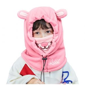 Azarxis Cagoule Polaire Enfants Balaclava Ski Cache Nez Prot&egrave;ge Cou Cagoule d'hiver Chapeau &Eacute;charpe pour Gar&ccedil;on Fille (03 Rose - Lapin) (Azarxis (FR), neuf)