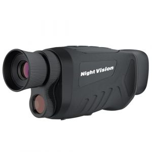 Mulcort Monoculaire de Vision Nocturne,40 MP 2,5K T&eacute;lescope Infrarouge,984 Pieds Support de Distance de Vision Nocturne,Enregistrement Photo et Vid&eacute;o,Zoom Num&eacute;rique 8X,pour Camping en Plein Air (MENGLICHANG, neuf)