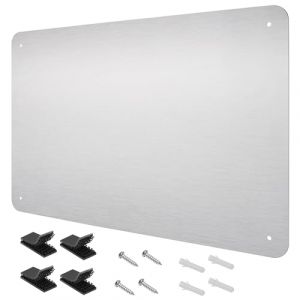 Belle Vous Tableau Magnetique en Acier Inoxydable A3-30 x 45cm - Tableau Magnetique Frigo pour Notes et Photos - Tableau aimant&eacute; id&eacute;al pour Cuisine Frigo et Bureau (Tinyyo Europe, neuf)
