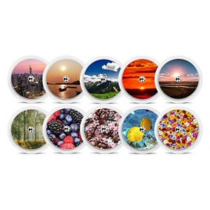 Diasticker® | Freestyle Libre 2 - Sticker - 10er Set "Nature" | Imperméable - Autocollant en vinyl pour Freestyle Libre 2 sensor, capteur (Diasticker, neuf)