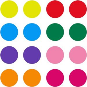 craspire 32 pcs 6'' Cercles de Classe Autocollants de Sol 8 Couleurs Multicolores Points Points Autocollant Vinyle Imperméable Effaçable à Sec pour Marqueurs D'Alignement Préscolaire Maternelle (CRASPIRE FR, neuf)