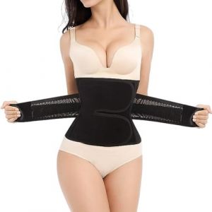 Serres-Taille Gaine Amincissante Ventre Femme et Homme Ceinture de Sudation Corset Minceur Waist Trainer Body Sculptant pour Ventre Plat, Gaine Post Partum, Ceinture Abdominale Maille Respirante (guangzhouziqing, neuf)