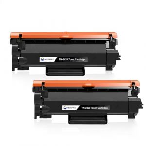 MEGOFFICE TN2420 Lot de 2 cartouches de toner compatibles avec Brother TN-2420 TN-2410 pour imprimante Brother MFC-L2710DW MFC L2710DW MFC L2710DN HL-L2710DW DCP-L2530DW (Zaogang US, neuf)