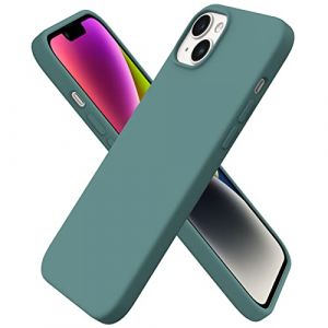 ORNARTO Coque pour iPhone 14 Plus, Coque en Silicone Liquide (pour iPhone 14 Plus)(6,7"), Étui iPhone 14 Plus Fine, Housse iPhone 14 Plus Antichoc - Vert Sapin (ORNARTO FR, neuf)