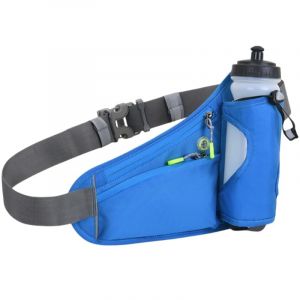 HSTWODE Sac banane pour gourde, ceinture de course pour t&eacute;l&eacute;phone portable, sac banane avec porte-bouteille, ceinture de course, sac banane r&eacute;glable pour homme et femme, ceinture d'hydratation pour le (HSTWODE, neuf)