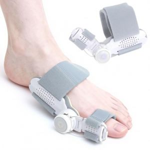 Orth&egrave;se Hallux Valgus R&eacute;glable pour Femme et Homme, Hallux Valgus avec Correcteur d&rsquo;Oignon avec Bouton de R&eacute;glage et S&eacute;parateur en Silicone Attelle pour Grosse Orteil Utilisation de Jour et de Nuit (duguhong, neuf)