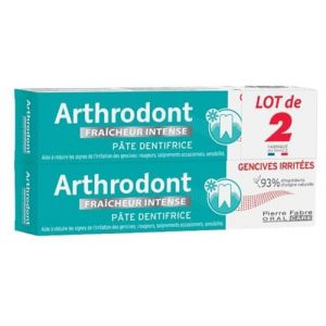 Arthrodont Dentifrice Fraicheur Intense Lot de 2 x 75 ml (EasyPara, neuf)