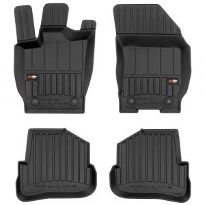 MOTOS Tapis de sol caoutchouc pour Audi A1 Sportback 8X 2012-2014 Améliorez Votre Confort de Voyage avec Le tapis noir antidérapant Auto 3D- tapis voiture Tous Temps pour Voiture, Protection Contre le (MOTOS EU, neuf)