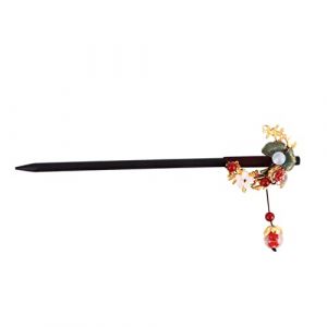 OATIPHO &Eacute;pingle Cheveux Chinois Vintage R&eacute;tro pour Mariage Femme Accessoire &Eacute;l&eacute;gant Perles Style Traditionnel Ancien Baguette Cheveux D&eacute;corative pour C&eacute;r&eacute;monie et F&ecirc;te (Tsun Ki-sung, neuf)