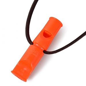 ACME Sifflet double ton pour chien No. 641 - Double sifflet professionnel avec 2 sons et bracelet en cuir gratuit - Fr&eacute;quence standardis&eacute;e (DG Orange) (ROMNEYS, neuf)