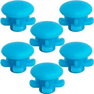 6 Pcs Replacement Part Reservoir Tank Valve Rubber Gasket, Blue Washer Reservoir Plug Compatible with Waterpik Water Flossers WP900, WP112, WP250, WP300, Ultra, Nano, Traveler, VAVA, H2o (Blue) (Moojee-EU, neuf)