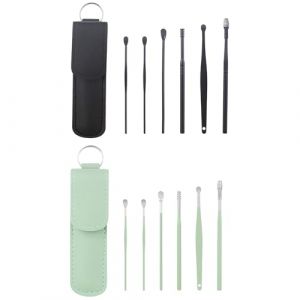 WUERKIYA Set de Cure-Oreilles pour Adultes - Racloir à Oreille, Nettoyeur d'Oreilles, Oriculi, Curette Oreille: Le choix parfait pour l'hygiène et le confort de vos oreilles (WEIYIKE, neuf)
