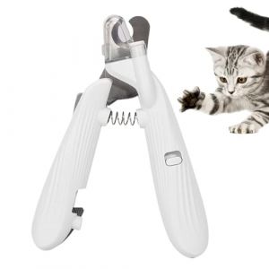 Coupe-Griffe pour Chat,Coupe-Ongles Pour Chiens De Petite Taille | Lime-Coupe Ongles avec Éclairage LED, Accessoires de Toilettage pour Chiens, Chats et Petits Animaux (yichengxianminhuajianzhulaowuyouxiangongsi, neuf)