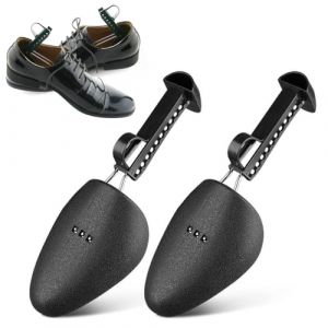 DOKRIN Embauchoirs à chaussures,embauchoirs réglables, embauchoirs moulés noirs pour hommes (IOANA BEST CLOTHES, neuf)