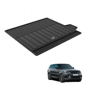 3W Tapis de Coffre pour Range Rover Sport L494 2014-2022, Imperméable Résistant Tapis Protection Coffre de Chien en TPE, Résiste aux Chocs Tapis Coffre Arrière pour Range Rover Sport (Sunshine-City, neuf)