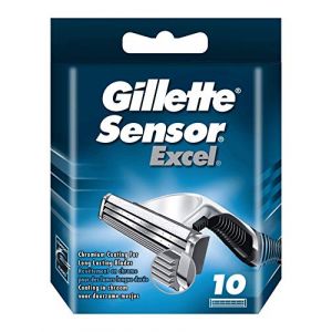 Gillette Sensor Excel Lames de Rasoir pour Homme - 10 recharges (Bonheurs, neuf)