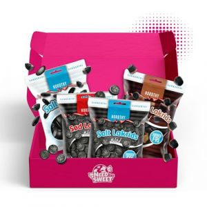 Nordthy M&eacute;lange de r&eacute;glisse sans sucre 280g &ndash; Bonbons danois originaux sans sucre &ndash; R&eacute;glisse douce/sal&eacute;e/salmiak/pastilles de salmiak &agrave; faible teneur en calories (Nord-Ostsee Handelswaren, neuf)
