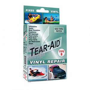 Kit de r&eacute;paration en vinyle Tear-Aid, l'emballage peut varier. (Go Hardware, neuf)