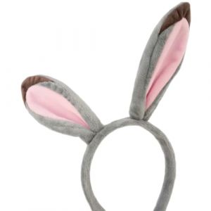 YIGZYCN Serre-tête oreilles d'animal en peluche - Accessoire de fête pour Halloween, Noël - Oreilles d'animaux de chien - Bandeau et queue - Costume adulte pour enfants pour se laver le visage (HEyao, neuf)