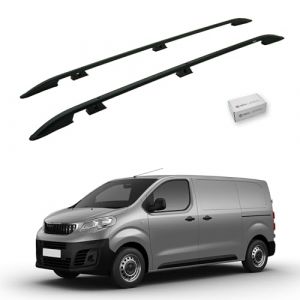 TURTLE Barres de Toit Crown compatibles avec Peugeot Expert (Mk3) 20172024 / Version Moyenne | Noir (turtlegmbh, neuf)