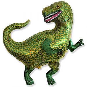 Ballon g&eacute;ant en aluminium super forme de dinosaure T Rex 83,8 cm (L'Instant Cr&eacute;atif, neuf)