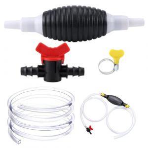 Pompe à essence manuelle, 1 Pièces Pompe à eau et liquide, Pompe Essence, Pompe à eau manuelle universelle pour Transfert Essence, Huile, Diesel et Carburan (Behaodian Store, neuf)