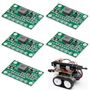 DC-DC Buck Module, 5 pcs Module abaisseur réglable, 24V à 12V 9V 5V 3.3V Step Down Module pour alimenter des Circuits DIY à LED, des Ventilateurs, des Petits Moteurs Une Alimentation stabilisée Fixe (YIIWONI, neuf)