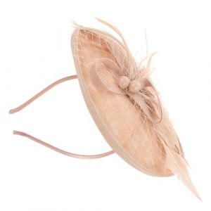 VALICLUD Bandeau Voile Femme avec Fleur Plume Accessoire de T&ecirc;te et Chic pour Mariage et D&eacute;coratif et Confortable (MOUBACK, neuf)