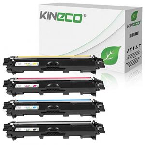 Kineco Pack de 4 Cartouches de toner compatible avec Brother TN242 TN246 HC noir, cyan, magenta, jaune DCP-9020 CDW HL-3140 CW HL-3150 CDN CDW HL-3170 CDW MFC-9130 CW MFC-9140 CDN MFC-9330 CDW MFC-9340 CDW (BC Brogno Concept GmbH, neuf)