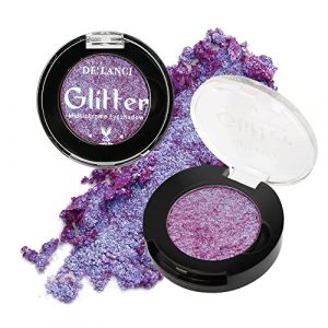 Afflano Mineralien Fard à Paupières Métallique Effet Eyemazing Intense à Changement de Couleur Multichrome, Fard à Paupières Pailleté, Très Pigmenté, Électrique, Violet Duochrome Eyeshadow Palette (Afflano Direct, neuf)