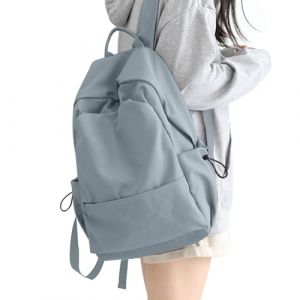 HYC00 Sac à Dos Scolaire College Cartables Fille Garçons Sac d'école pour 15.6 Pouce Laptop Sac à Dos College Imperméable Sac Ecole Adolescent Casual Daypacks pour Scolaire Voyage Travail,Bleu (SUNMOP, neuf)
