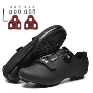 FANSU Chaussure Velo Route Femmes, Chaussures Cyclisme Femmes, Unisexe Chaussures Cyclisme compatibles avec Look SPD SPD-SL Delta Cleats (JINBO, neuf)