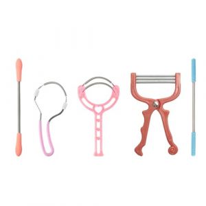 Lot de 5 outils d'&eacute;pilation du visage efficaces pour &eacute;pilation du visage - Ressort d&eacute;pilatoire pour tous les types de peau et l&egrave;vre sup&eacute;rieure (qoeifj, neuf)