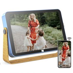 KODAK Cadre Photo num&eacute;rique Wi-FI - 10 Pouces - avec Batterie - avec &eacute;cran Tactile HD IPS - Cadre Photo num&eacute;rique Intelligent avec Application - M&eacute;moire de 16 Go - Partagez des Photos et des vid&eacute;os (KODAK Frame Direct, neuf)