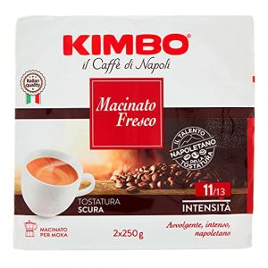 Café moulu frais Kimbo - Paquet de 2 x 250 gr (Total 500 gr) (MCgroup, neuf)