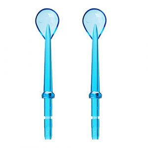 YanBan 2pcs Oral Hygiène Cleaner Tongue, Recharge 2 Embouts Gratte Nettoyage pour waterpik WP-100 WP-450 WP-250 WP-300 WP-660 WP-900 (YanBan, neuf)