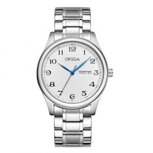 CIVO Montre Homme Acier Argent - Montre Analogique Calendrier Minimaliste, Montre Bracelet &Eacute;tanche Affaires Mode Montre Quartz Classique pour Homme, &Eacute;l&eacute;gant Cadeau Homme (YIRAN Fashion, neuf)