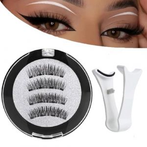 Cils magnétiques, cils magnétiques réutilisables, faux cils magnétiques 3D, cils magnétiques aspect naturel, kit de cils magnétiques à forte tenue (guangzhouliuqiyongshangmaoyouxiangongsi, neuf)