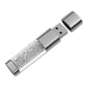 FeliSun Clé USB 3.0 64Go 32Go 16Go Nouveau Bijoux Cristal USB 3.0 Flash Drive, Externe Cadeau pour Cadeaux d'anniversaire, Cadeaux De Noël, Cadeaux De Mariage (32Go, Blanc) (FeliSun FR, neuf)