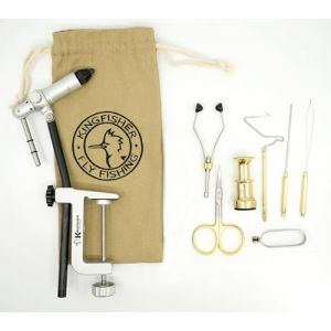 Kingfisher Fly Fishing Rock Creek &Eacute;tau de fixation de mouches avec outils (The Kingfisher - EU, neuf)