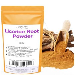 500g B&acirc;ton de R&eacute;glisse POUDRE | R&eacute;glisse | B&acirc;ton De Reglisse en poudre | Bonbon Reglisse | Bonbons Reglisse |- Ar&ocirc;me & Go&ucirc;t Intense - 100% Naturel, Pur et Sans Additifs | TazarinLtd (TazarinLTD, neuf)