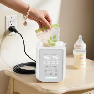 Strixorn Chauffe-biberon 10 en 1 avec thermostat intelligent et veilleuse | Chauffage rapide en 2 à 5 minutes, stérilisation à la vapeur, arrêt automatique | Pour lait maternel et nourriture au (YOUWEN LIMITED, neuf)