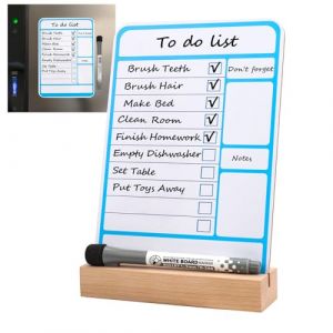 To Do List，Liste de Tâches, Bloc-Notes Liste de Tâches, Calendrier Journalier Réutilisable Liste de Mémo Liste Journalière Tableau de Planification Des Tâches (Aimant) (shop-EU, neuf)
