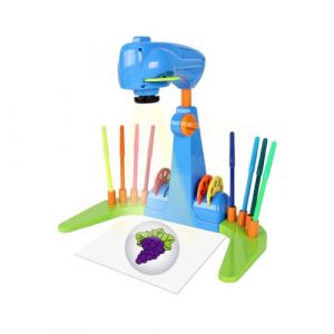 drburpily Projecteur de Dessin pour Enfants, cultivant des compétences artistiques, en ABS, Durable et Robuste, projecteur de Dessin pour Enfants, Bleu (pressioney, neuf)