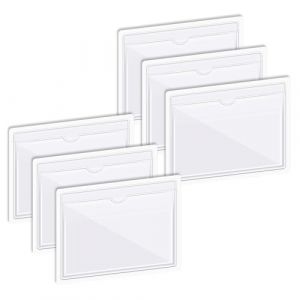 MARQUE FRANCAISE✮-CZ Store&reg;- autocollant pare brise|lot de 6|✮✮GARANTIE A VIE✮✮-porte vignette assurance auto transparent-pochette adhesive pare brise pour carte handicap&eacute;/ticket de stationnement (CZ store, neuf)