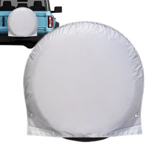 Housse de pneu de secours pour camping-car &ndash; Housses de roue imperm&eacute;ables pour pneus de remorque &ndash; Protection de pneu de soleil, pluie, neige pour pneus de 68,6 &agrave; 73,7 cm, protection de roue (Huilmy, neuf)